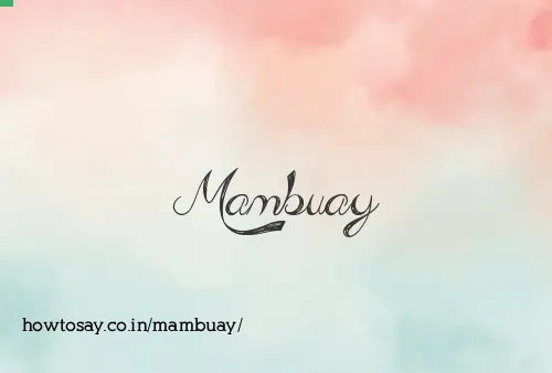 Mambuay