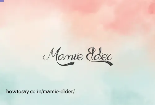 Mamie Elder