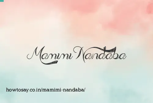 Mamimi Nandaba