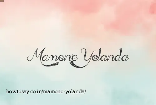 Mamone Yolanda