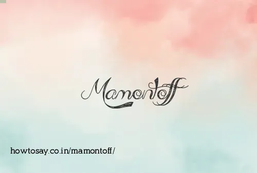 Mamontoff