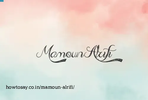 Mamoun Alrifi