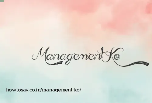 Management Ko