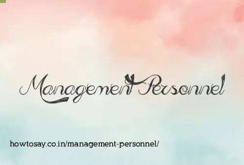 Management Personnel