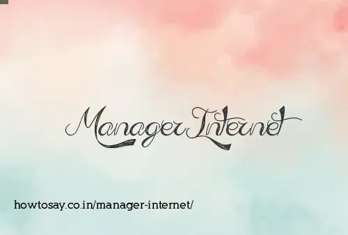 Manager Internet