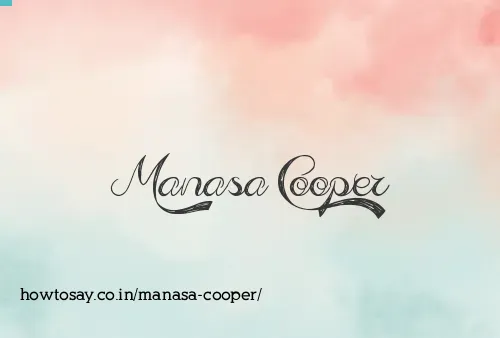 Manasa Cooper