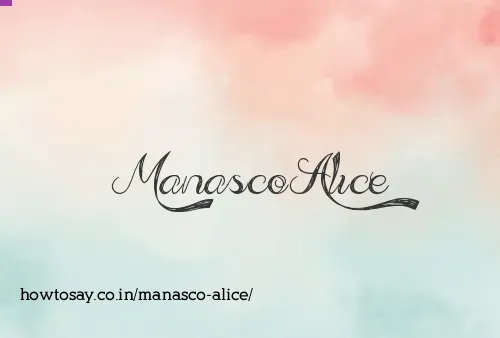 Manasco Alice