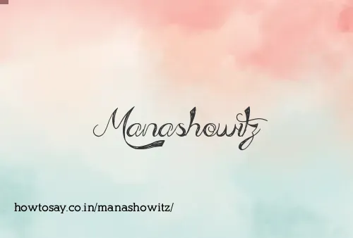 Manashowitz