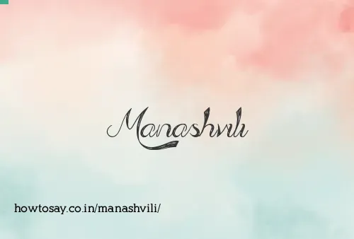 Manashvili