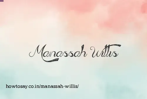 Manassah Willis