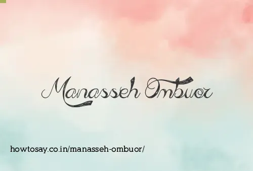 Manasseh Ombuor