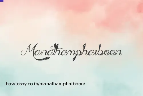 Manathamphaiboon