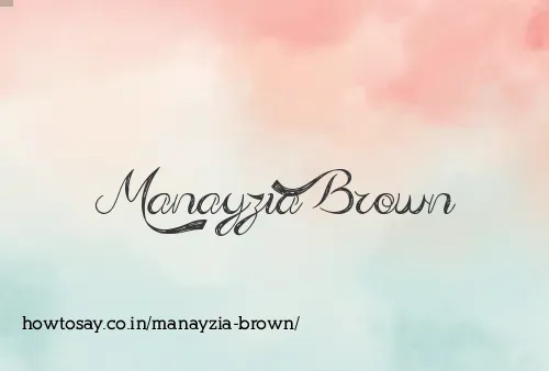 Manayzia Brown
