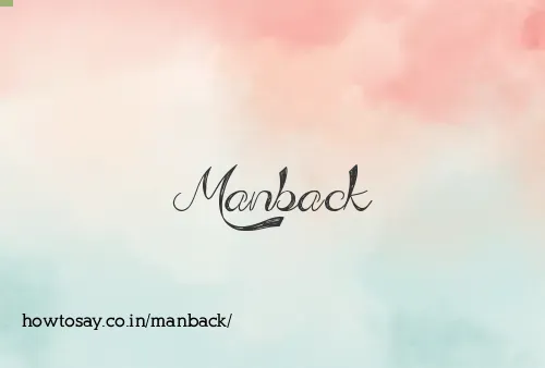 Manback