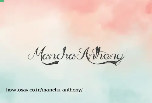 Mancha Anthony