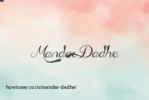Mandar Dadhe