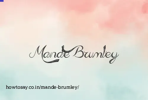 Mande Brumley