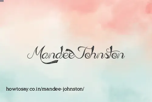 Mandee Johnston