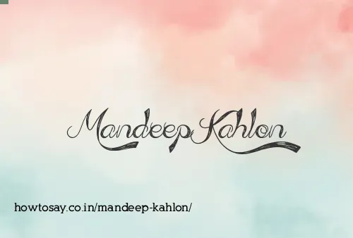 Mandeep Kahlon