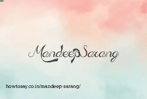 Mandeep Sarang