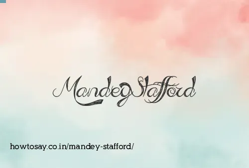 Mandey Stafford