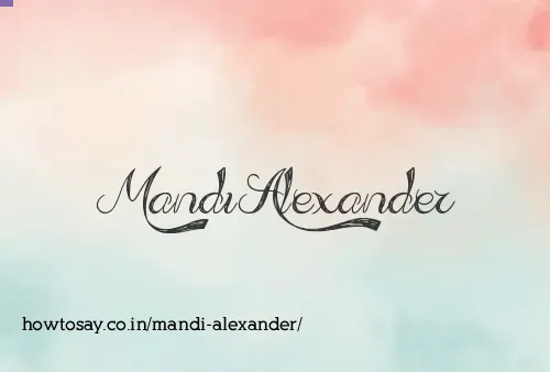 Mandi Alexander