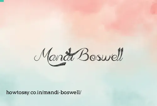 Mandi Boswell
