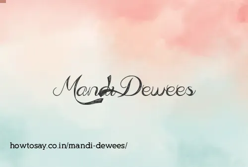 Mandi Dewees