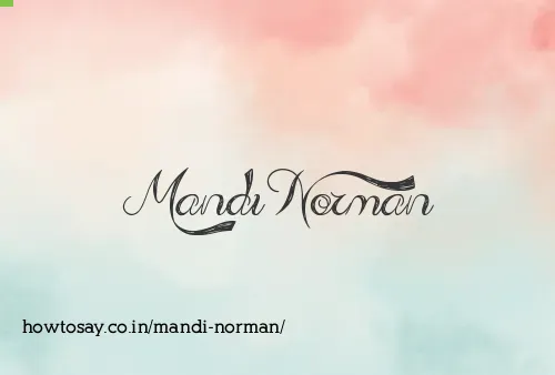 Mandi Norman