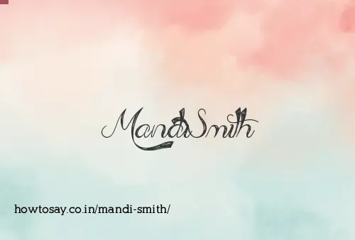 Mandi Smith