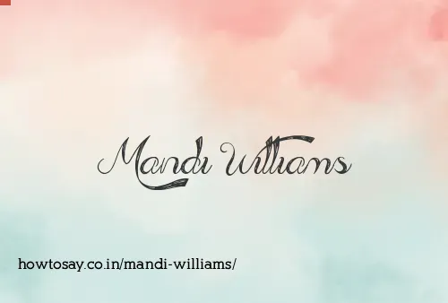 Mandi Williams
