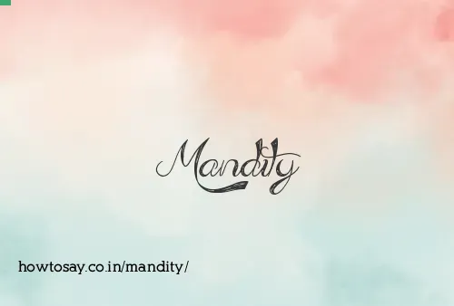 Mandity