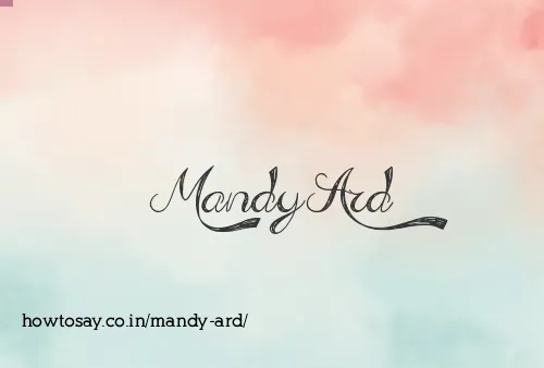 Mandy Ard