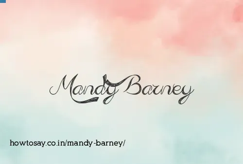 Mandy Barney