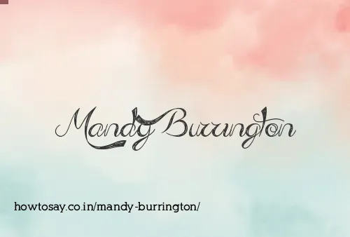 Mandy Burrington