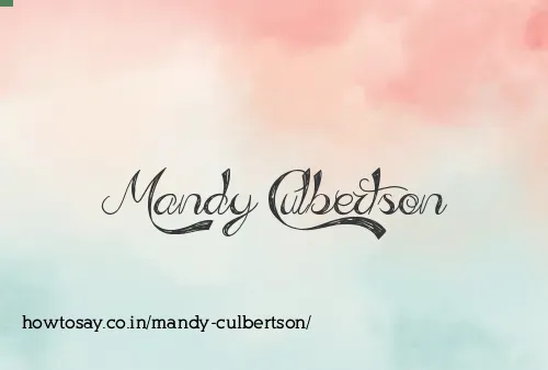 Mandy Culbertson