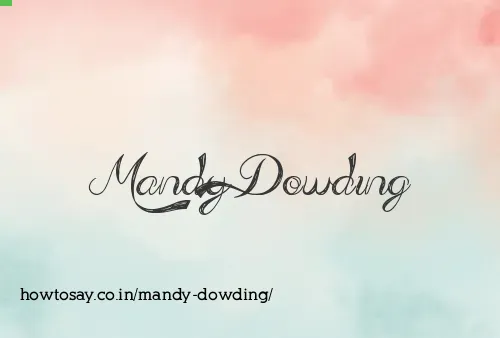 Mandy Dowding