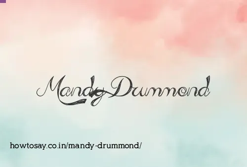Mandy Drummond