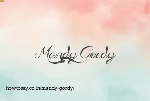 Mandy Gordy