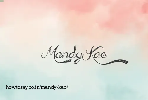 Mandy Kao