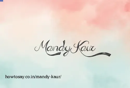 Mandy Kaur
