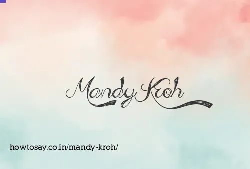Mandy Kroh