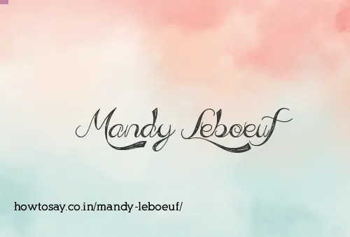 Mandy Leboeuf
