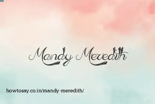 Mandy Meredith