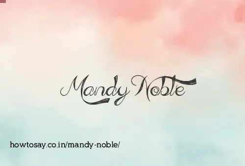 Mandy Noble