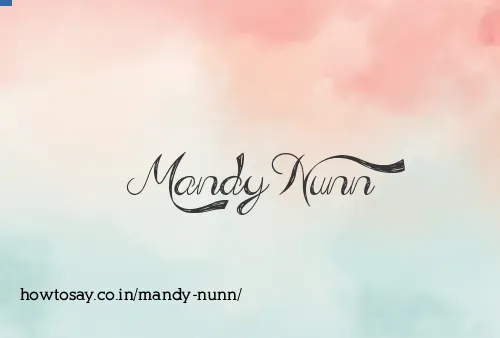 Mandy Nunn