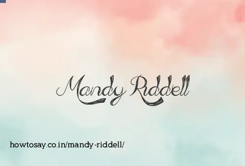 Mandy Riddell