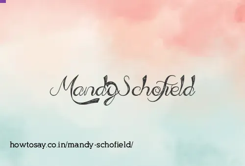 Mandy Schofield