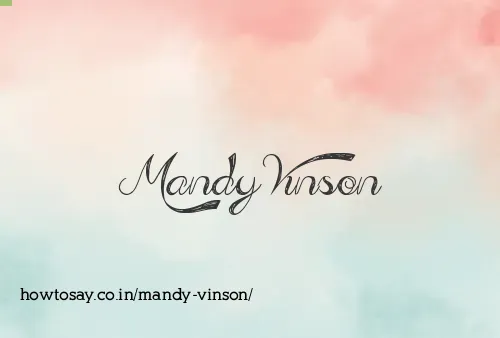 Mandy Vinson