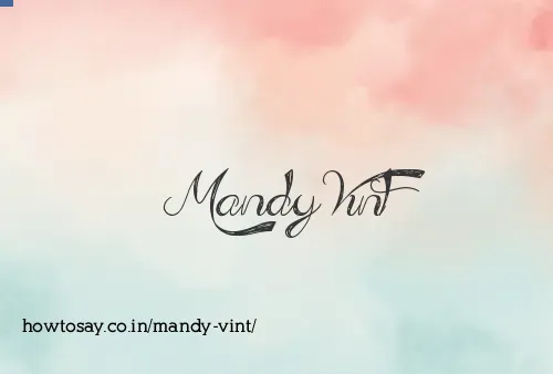 Mandy Vint